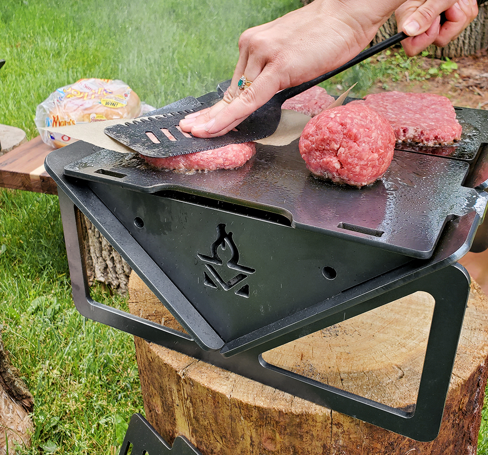 SMALL GRILL S12 - Grillderness  Best Portable Metal Grills Fire Pits &  Griddles for Camping BBQs GriddAll