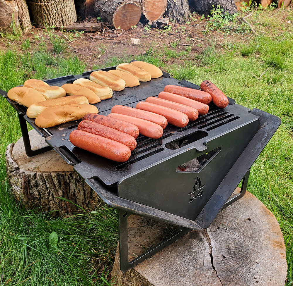 SMALL GRILL S12 - Grillderness  Best Portable Metal Grills Fire Pits &  Griddles for Camping BBQs GriddAll