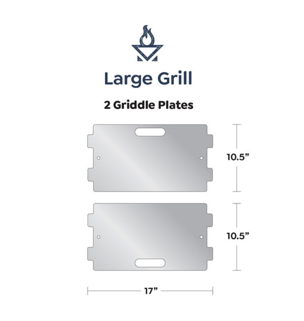 xl large portable stainless steel grill - grillderness