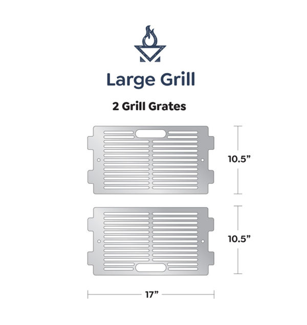 xl large portable stainless steel grill - grillderness