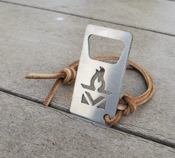 Grillderness metal bottle opener for the Best outdoor portable metal grills
